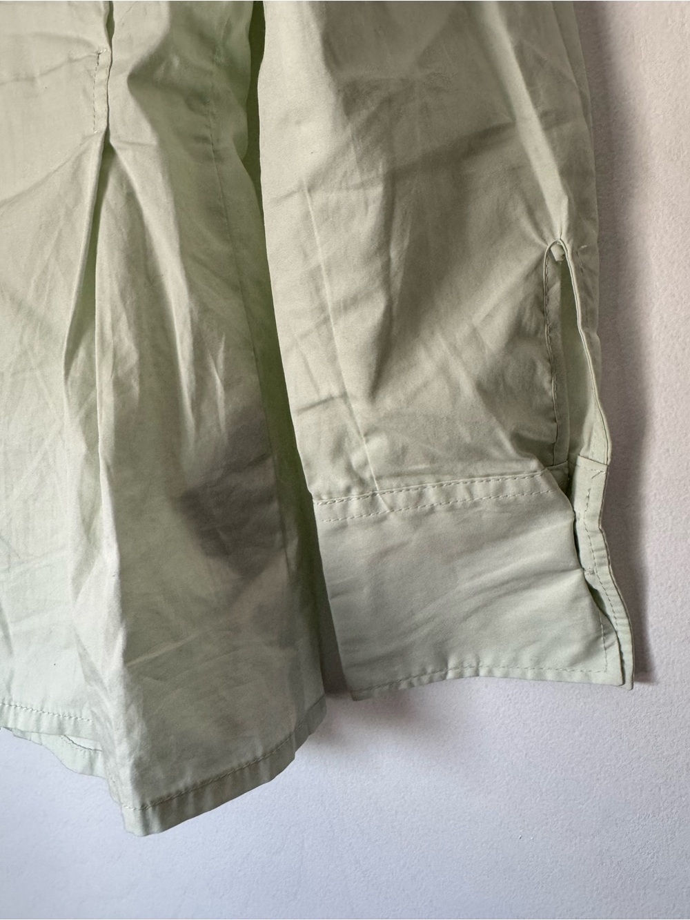 Mango Pale Mint Button-Up Top - Picture 6 of 7